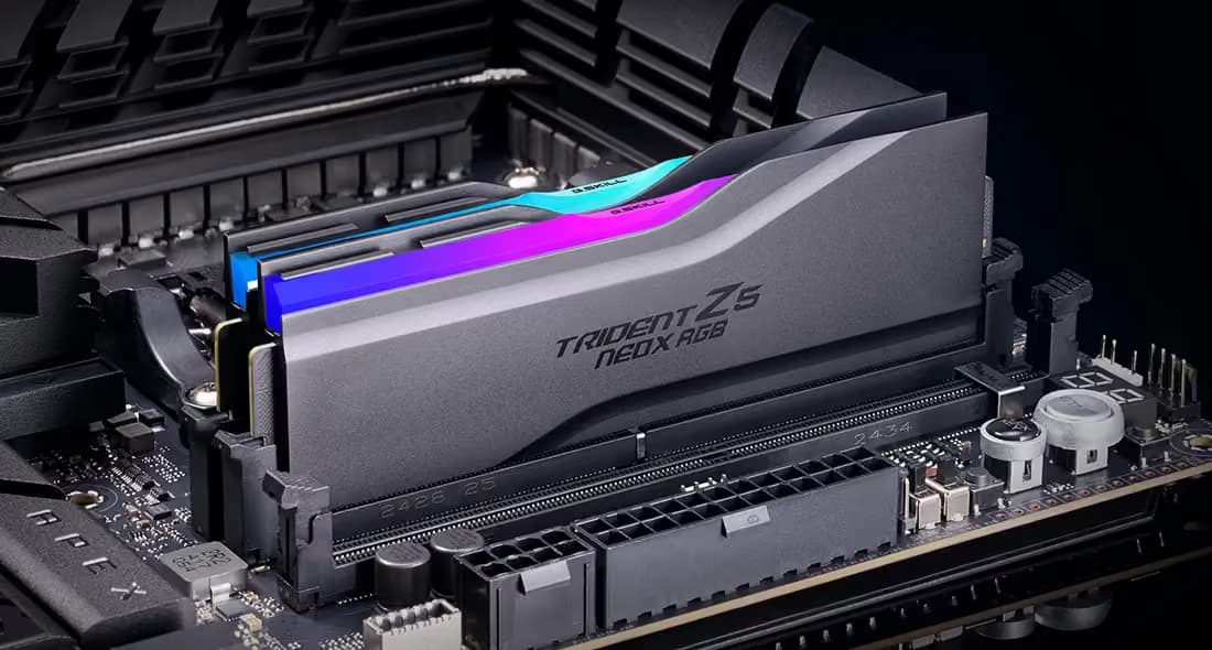 G.Skill Trident Z5 NeoX RGB DDR5 6000 CL26 32GB (2x16GB) Black image