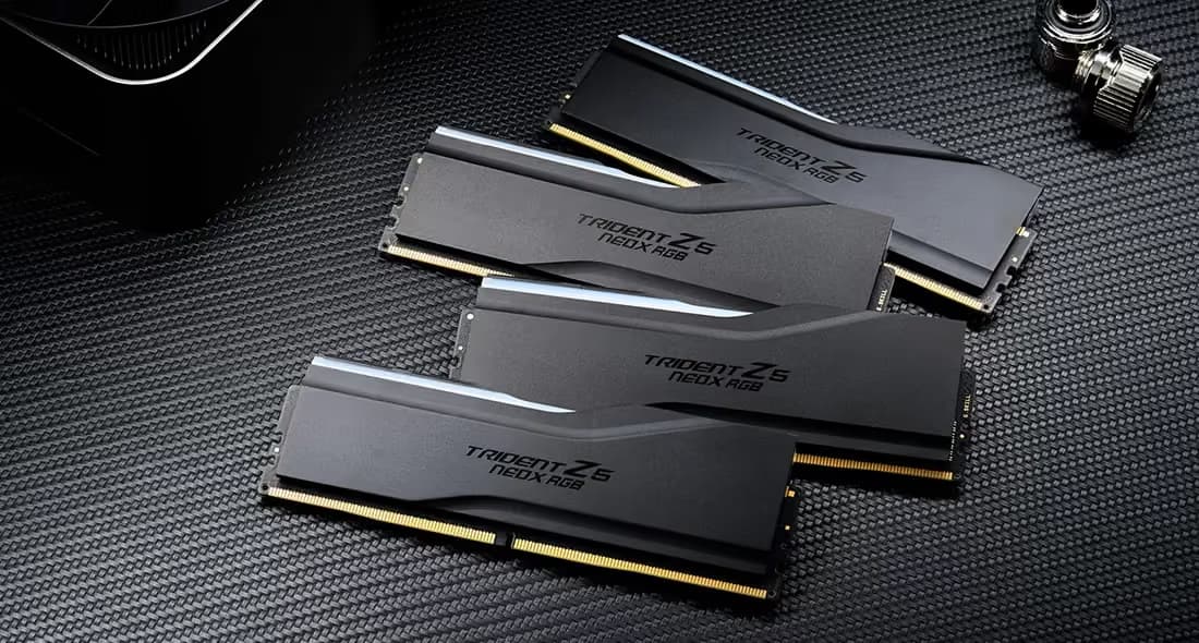 G.Skill Trident Z5 NeoX RGB DDR5 6000 CL26 32GB (2x16GB) Black image