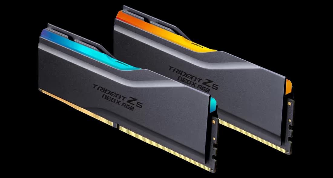 G.Skill Trident Z5 NeoX RGB DDR5 6000 CL26 32GB (2x16GB) Black image