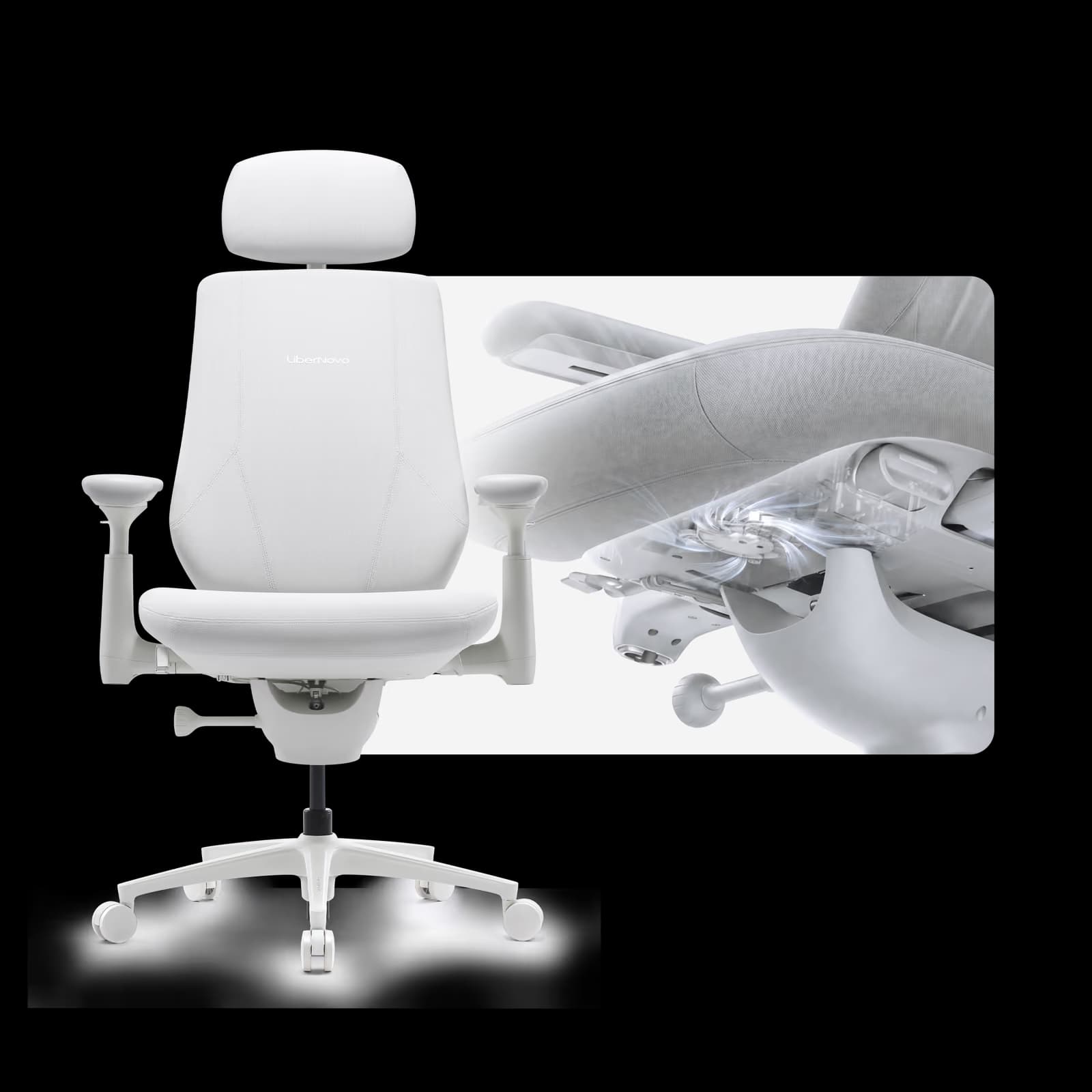 LiberNovo Maxis Airflow Glacier Ergonomic Chair image