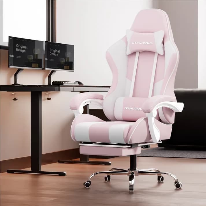 GTPlayer Footrest Series GT800A Fabric Pink image