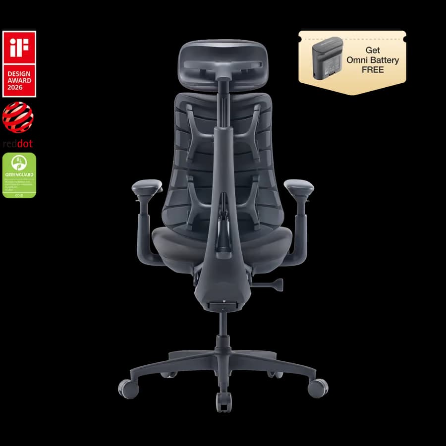 LiberNovo Omni Gen 45 cm Graphite Ergonomic Chair image