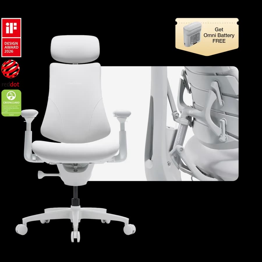 LiberNovo Omni Gen 45 cm Glacier Ergonomic Chair main image