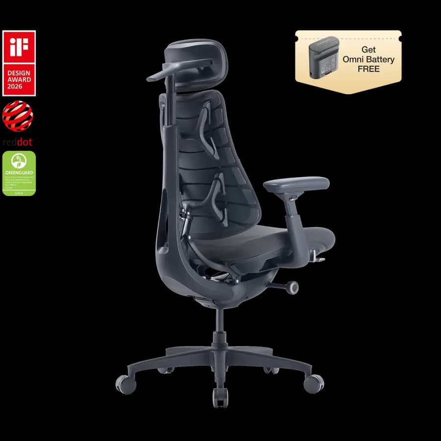 LiberNovo Omni Gen 48 cm Graphite Ergonomic Chair image