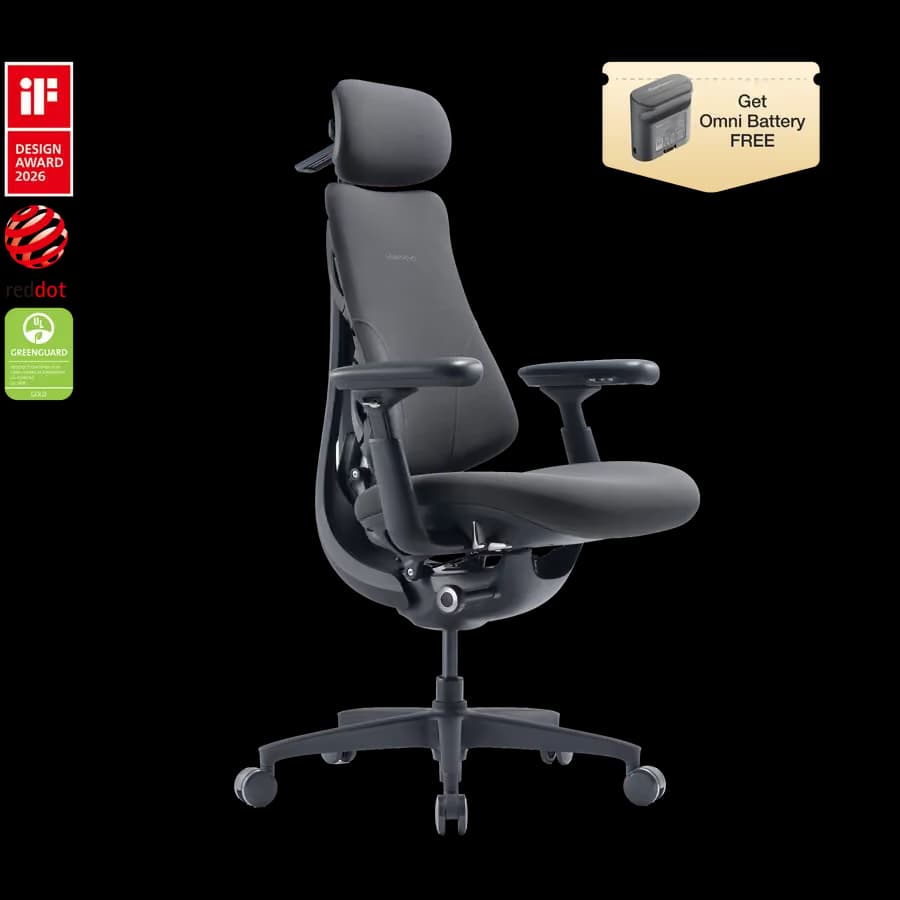 LiberNovo Omni Gen 48 cm Graphite Ergonomic Chair image