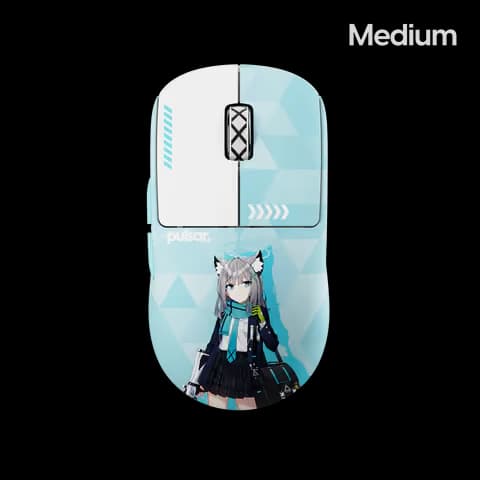 Pulsar X2 CrazyLight Medium Blue Archive Shiroko Edition Mouse main image