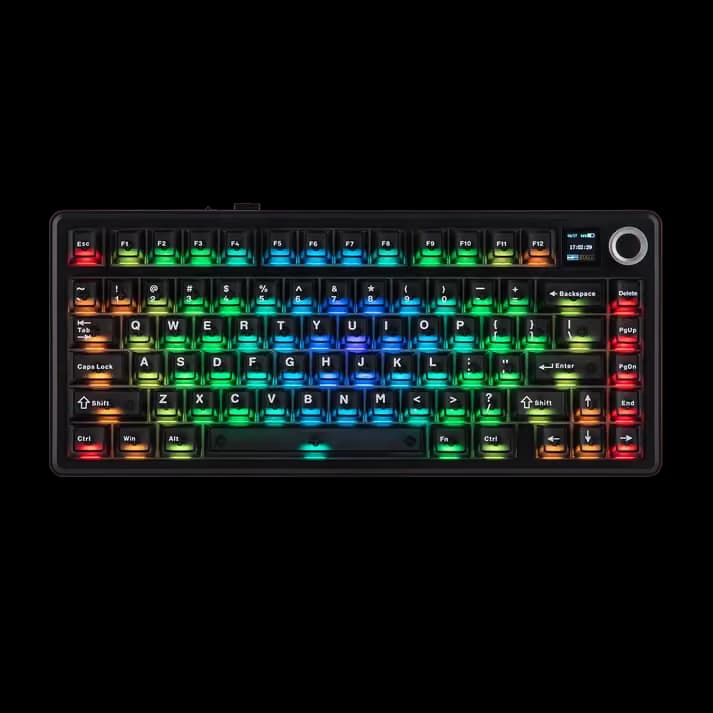 AULA F75 MAX Black Transparent image
