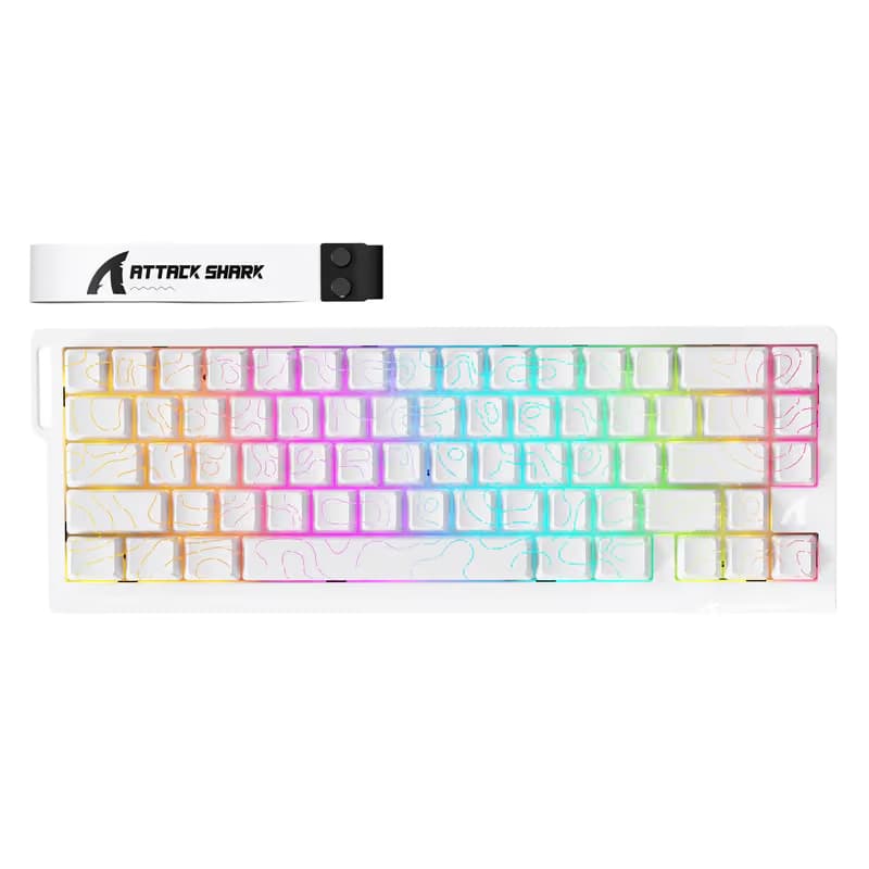 Attack Shark X68 PRO HE White image