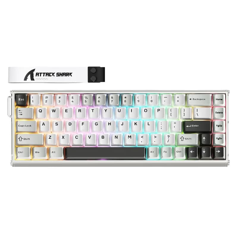 Attack Shark X68 MAX HE Star White main image