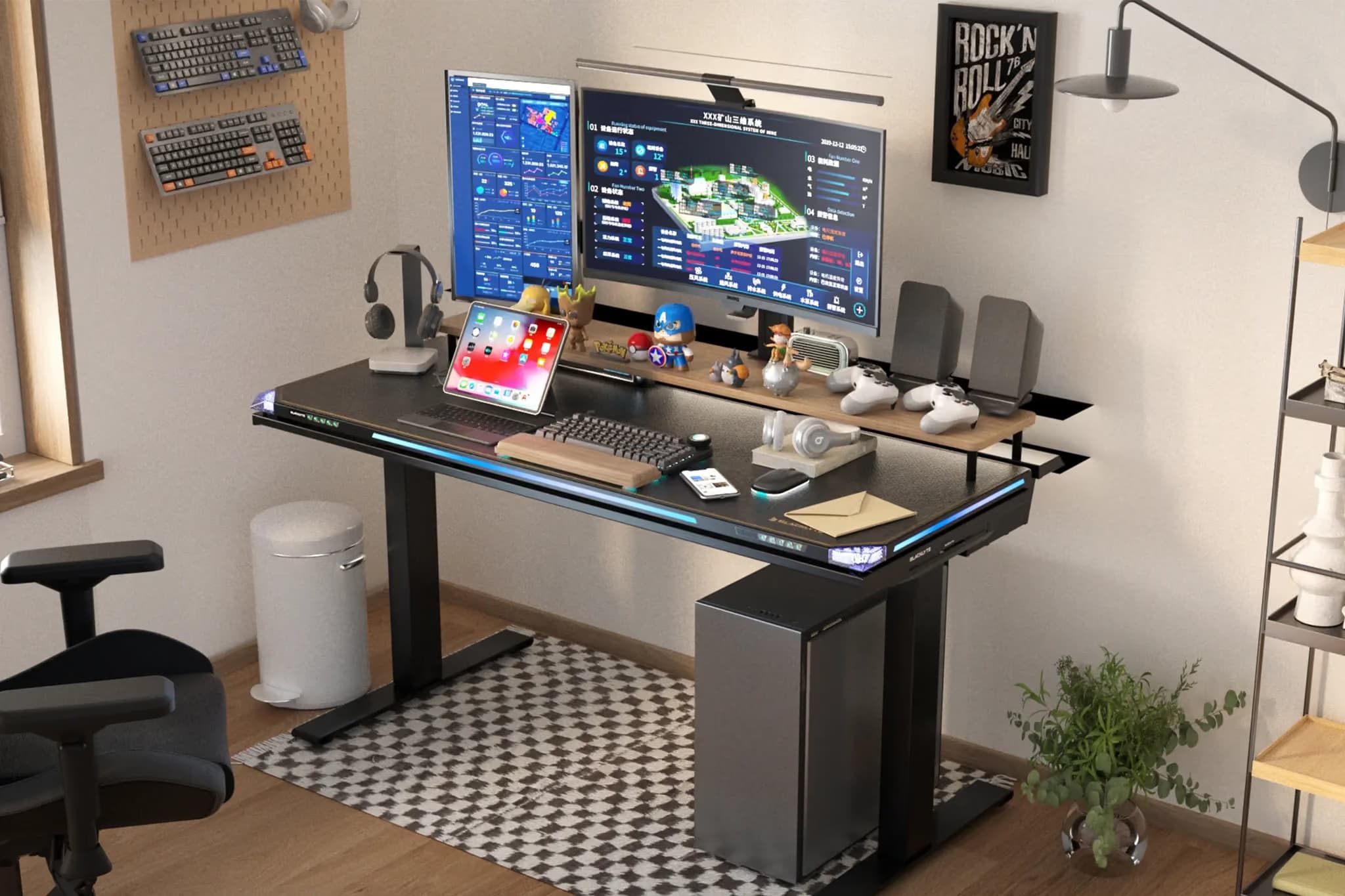 Blacklyte ATLAS Gaming Desk image