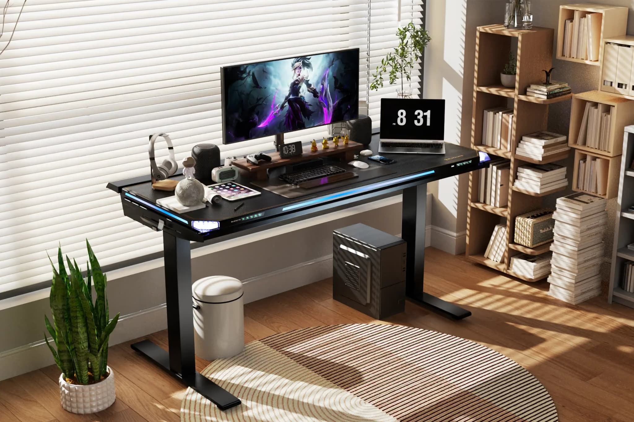 Blacklyte ATLAS Gaming Desk image