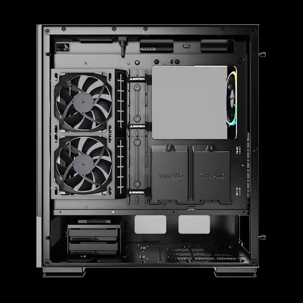 Montech SKY TWO ATX Mid Tower Black with Tempered Glass Side Panel image