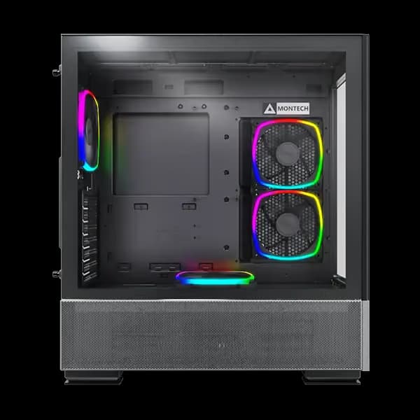 Montech SKY TWO ATX Mid Tower Black with Tempered Glass Side Panel image