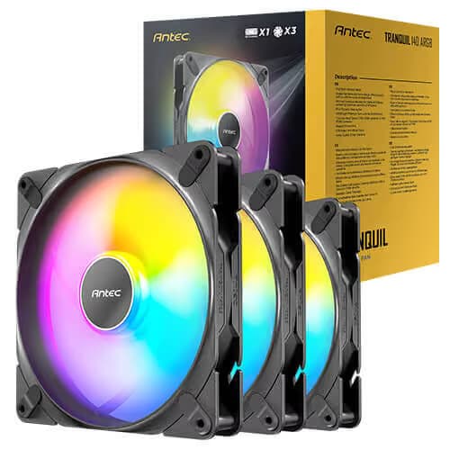 Antec Tranquil 140 ARGB PWM 3-Pack main image