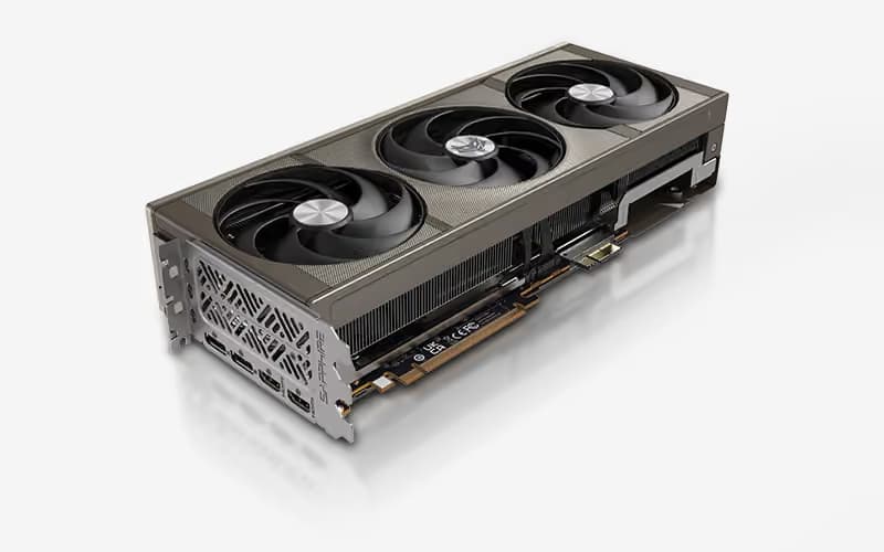 Sapphire NITRO+ Radeon RX 9070 XT OC 16GB GDDR6 Phantom Link Edition Black image