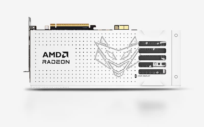Sapphire NITRO+ Radeon RX 9070 XT OC 16GB GDDR6 Phantom Link Edition White image