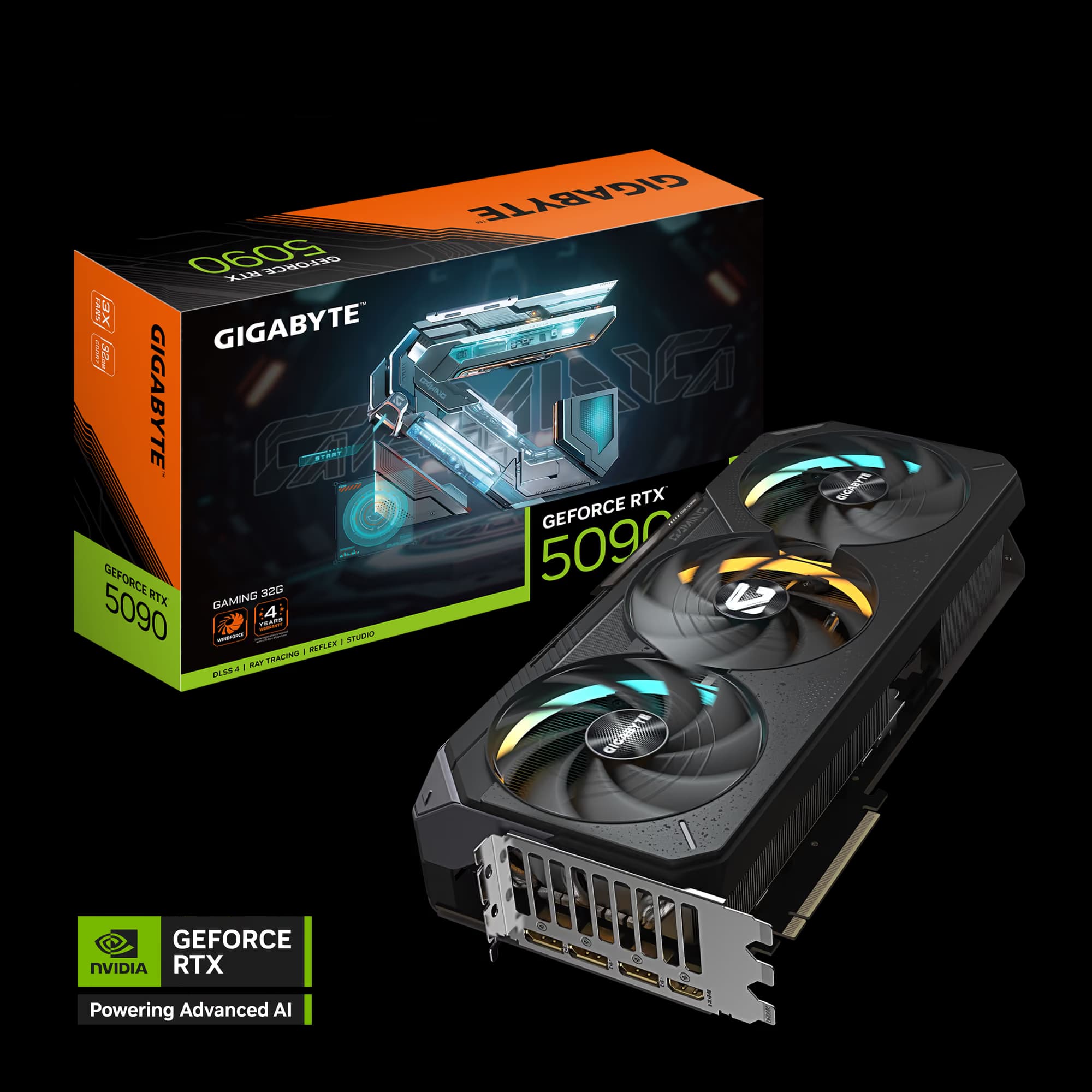 GIGABYTE GeForce RTX 5090 GAMING 32G GDDR7 image