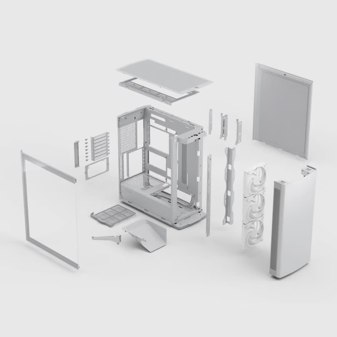 Fractal Design Define One White Glass image