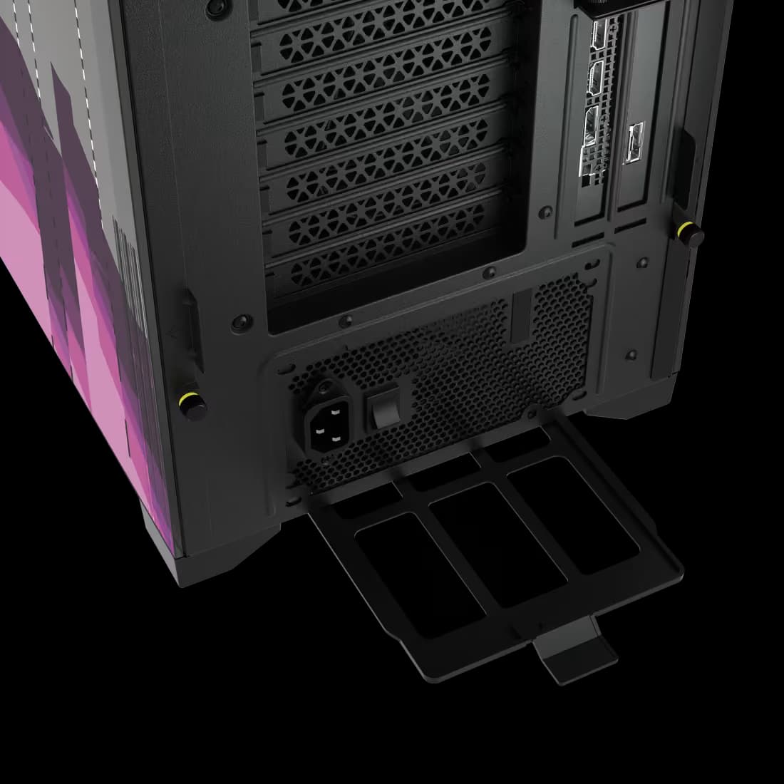 Corsair iCUE 5000X RGB SIGNATURE SERIES Mid-Tower Smart Case — Glitch image