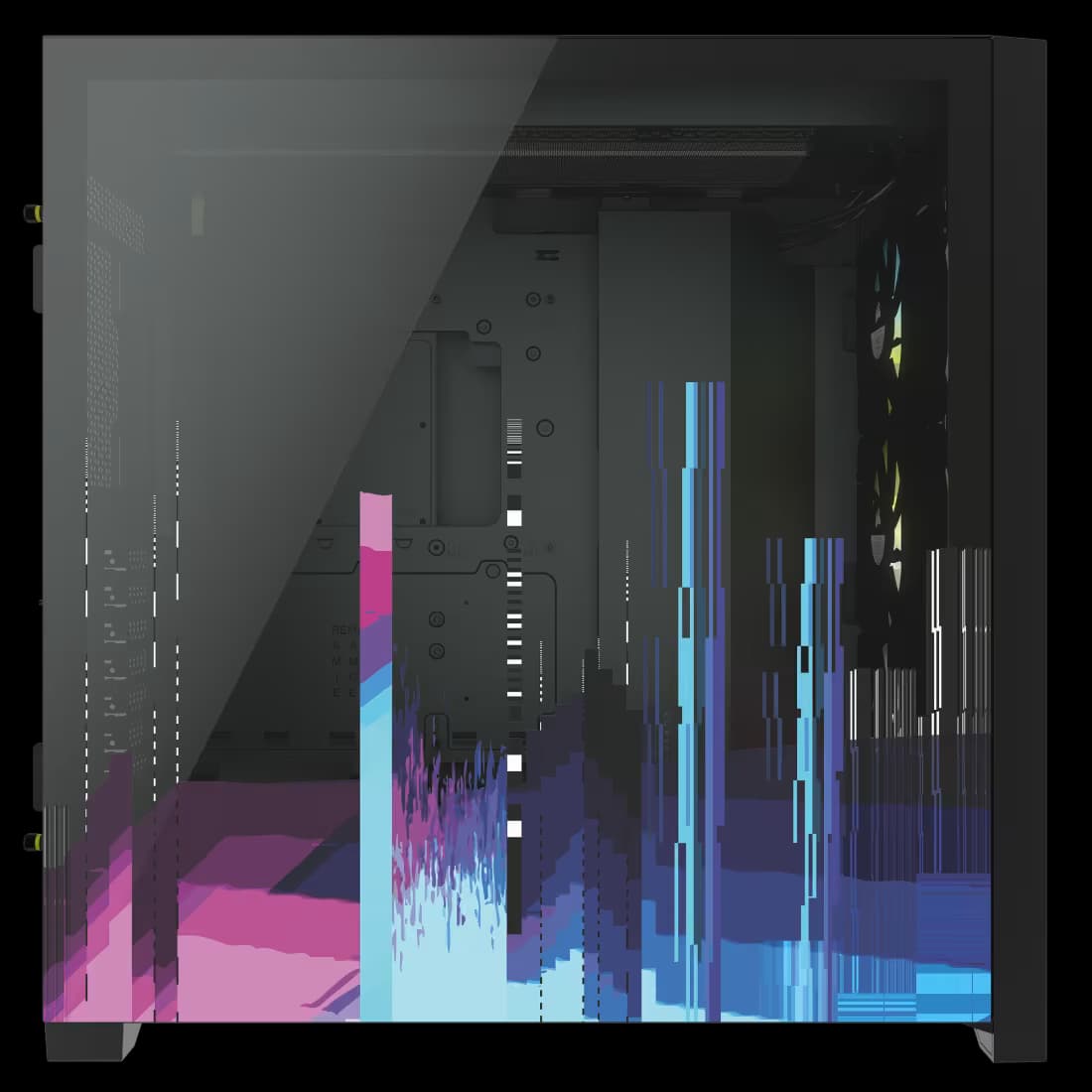Corsair iCUE 5000X RGB SIGNATURE SERIES Mid-Tower Smart Case — Glitch image