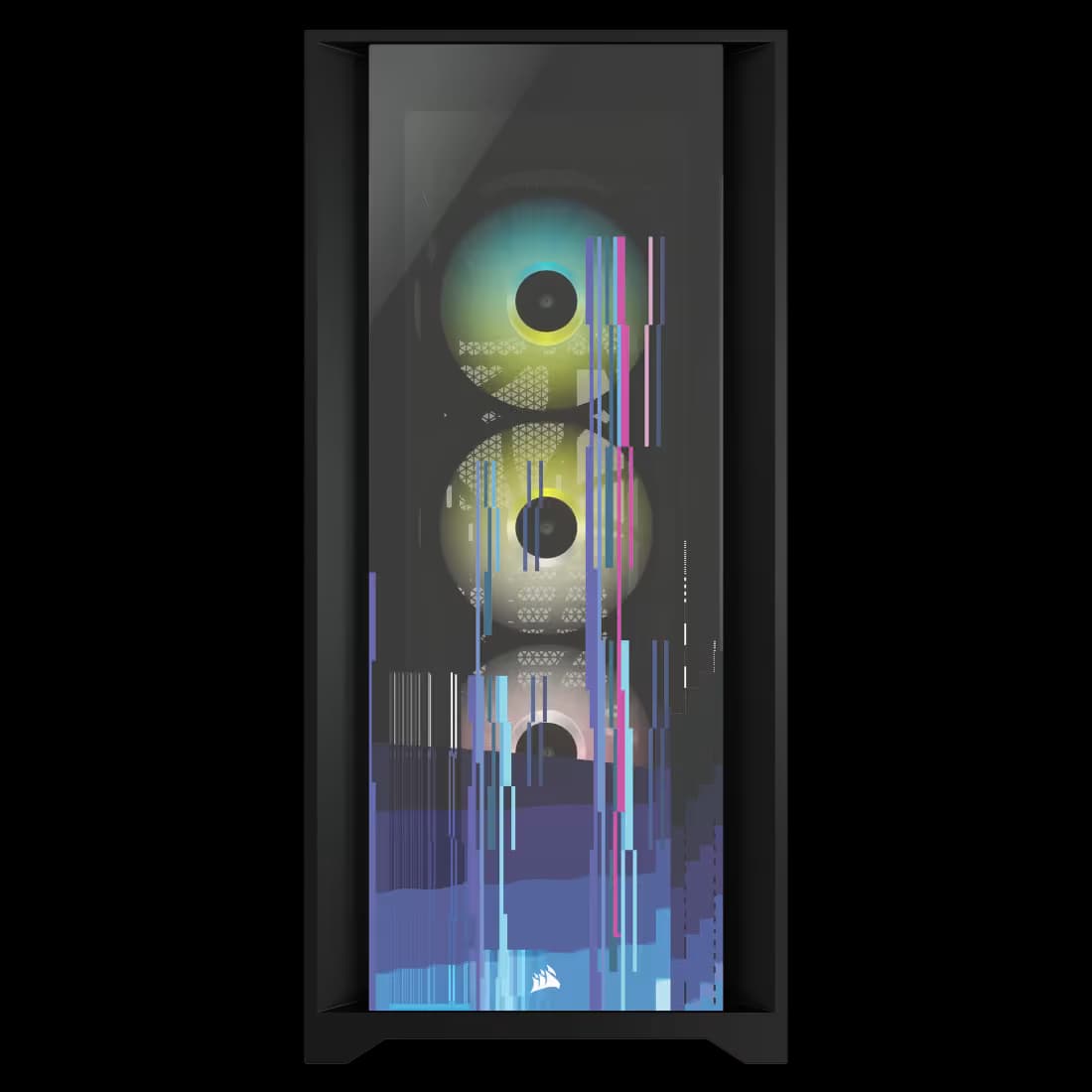 Corsair iCUE 5000X RGB SIGNATURE SERIES Mid-Tower Smart Case — Glitch image