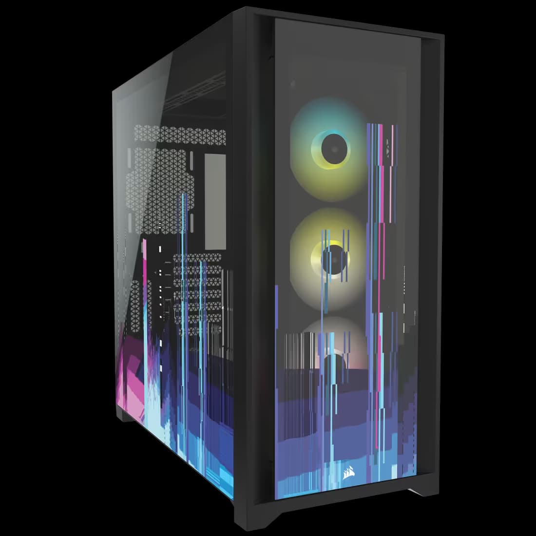 Corsair iCUE 5000X RGB SIGNATURE SERIES Mid-Tower Smart Case — Glitch main image