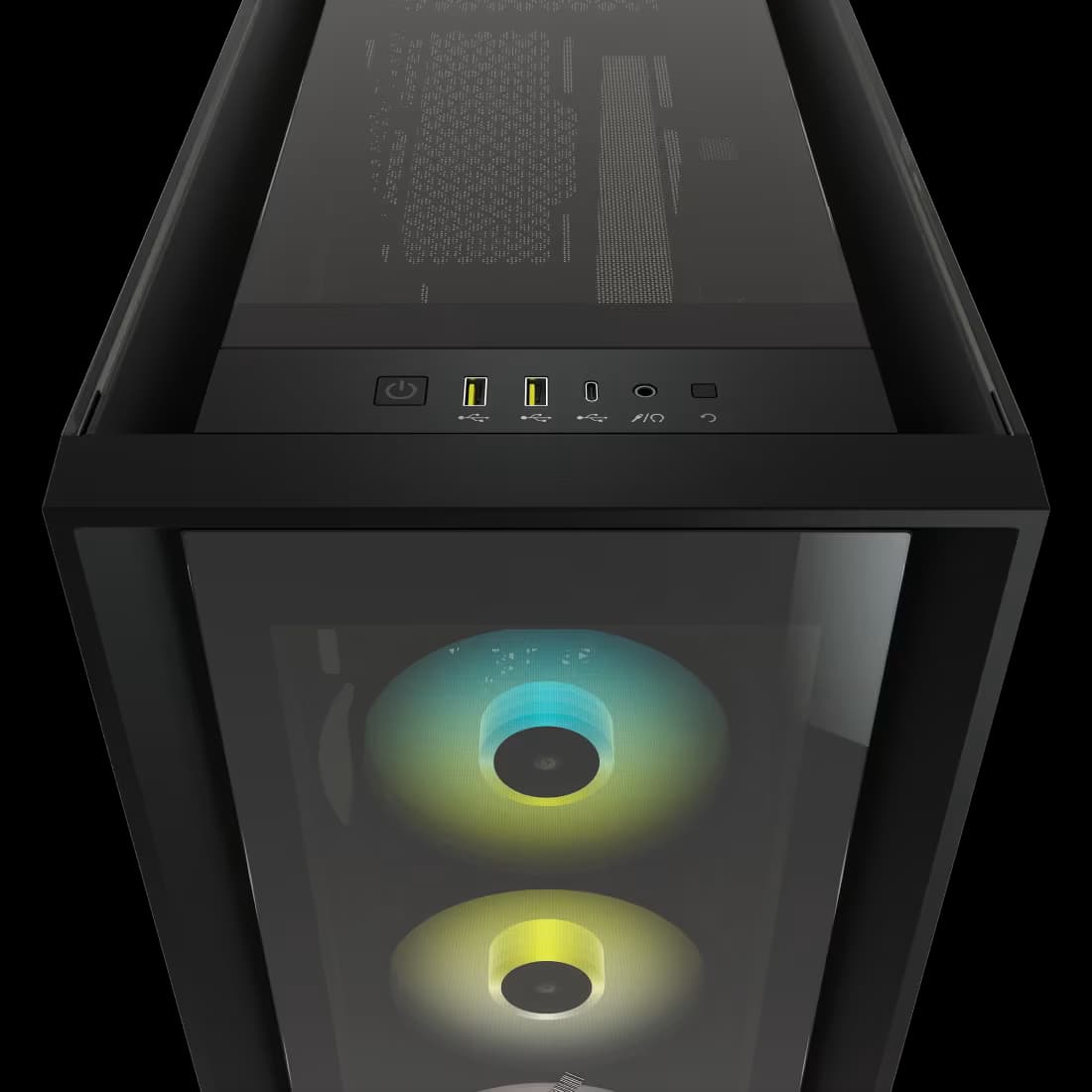 Corsair iCUE 5000X RGB SIGNATURE SERIES Mid-Tower Smart Case — Shift image