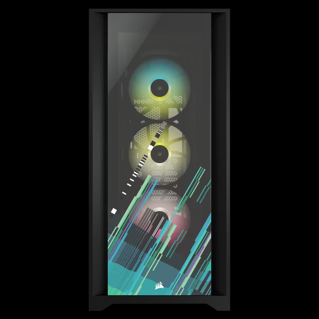 Corsair iCUE 5000X RGB SIGNATURE SERIES Mid-Tower Smart Case — Shift image