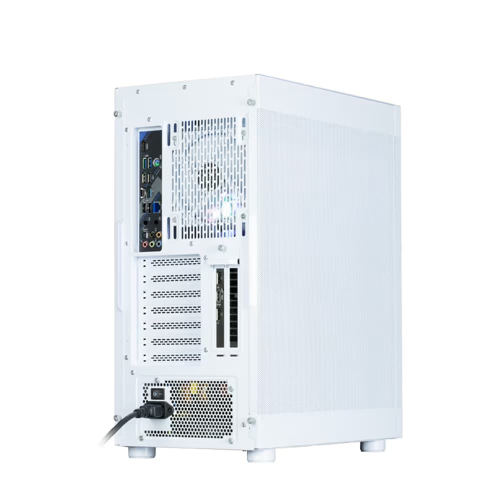 Zalman i4 ATX Mid Tower White Mesh Side Panel, USB 3.2 Gen 1 & USB 2.0 Front Panel image