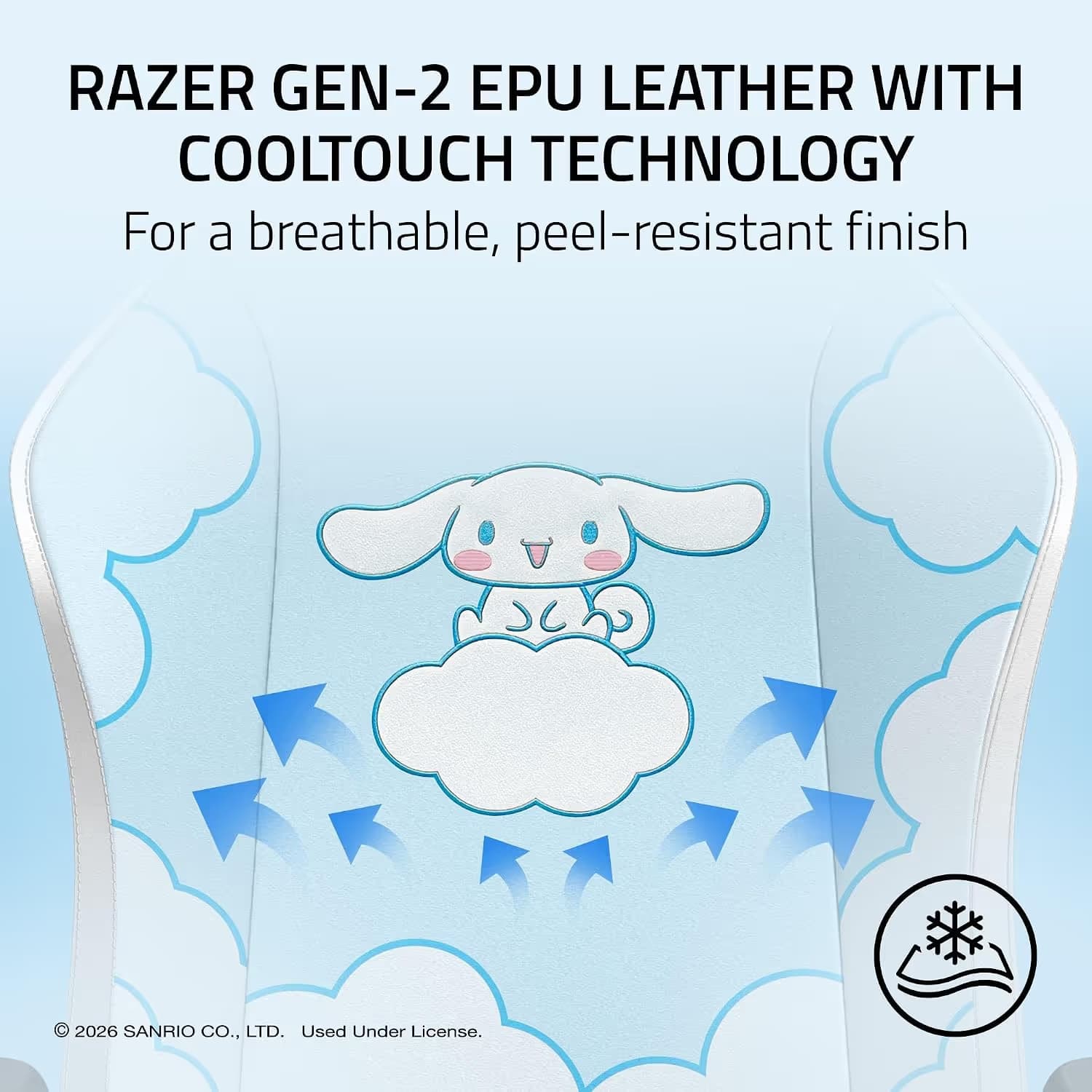 Razer Iskur V2 X NewGen - Cinnamoroll Edition image
