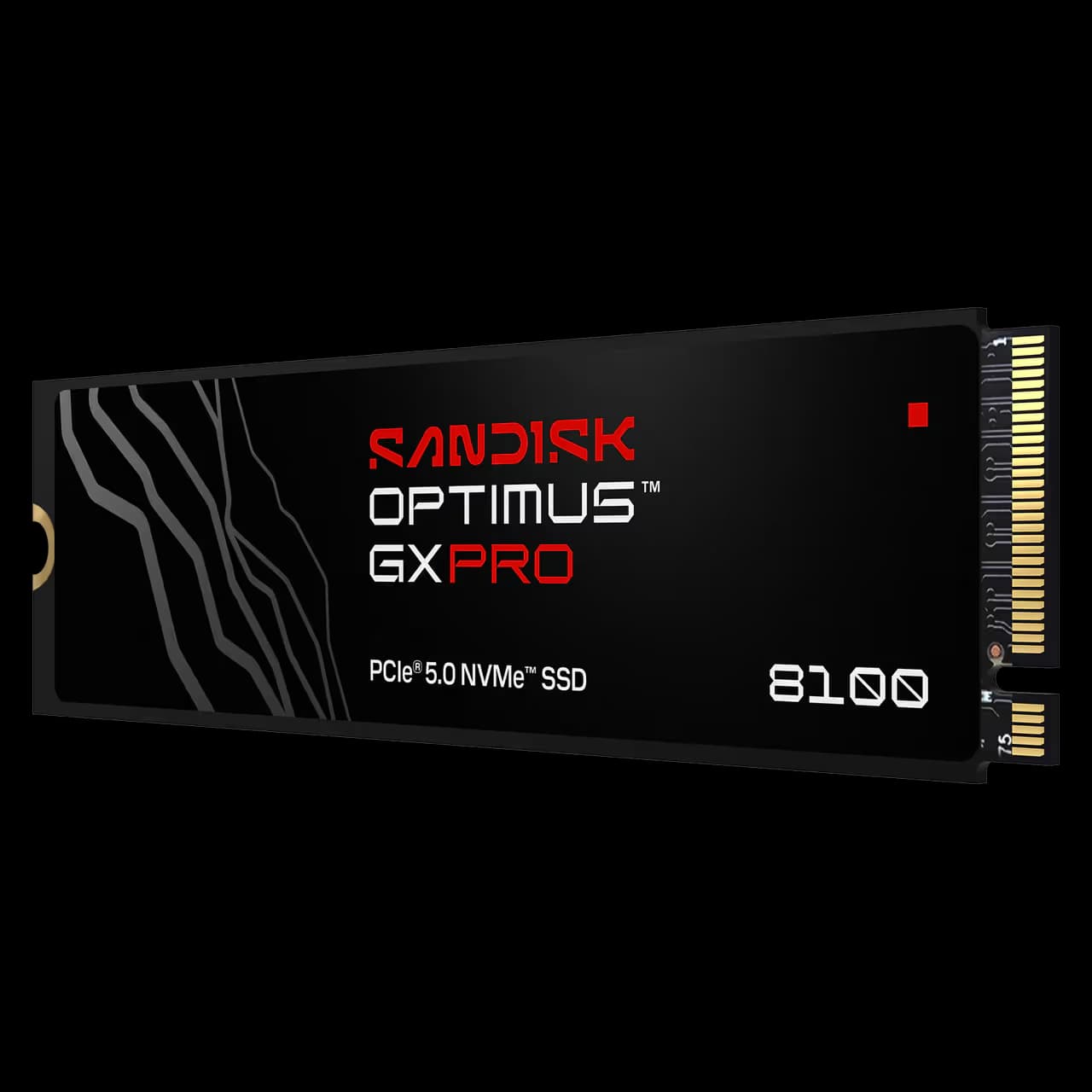 SanDisk Optimus GX PRO 8100 1 TB M.2-2280 PCIe 5.0 X4 NVME Solid State Drive image