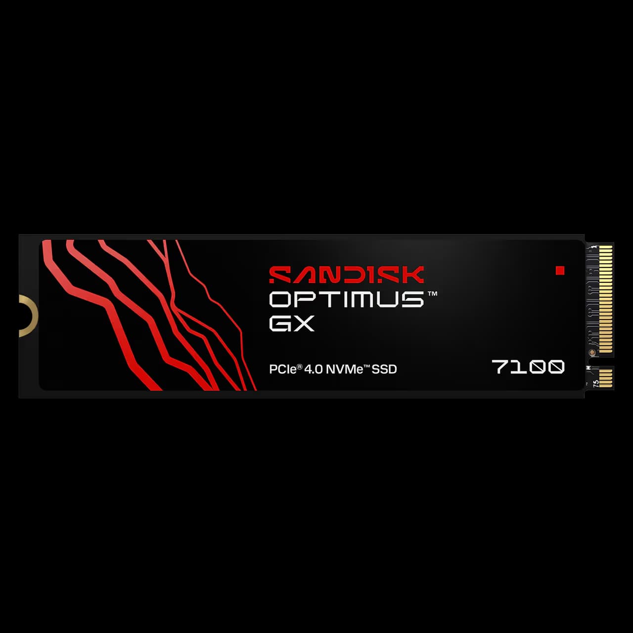 SanDisk Optimus GX 7100 500 GB M.2-2280 PCIe 4.0 X4 NVME Solid State Drive image