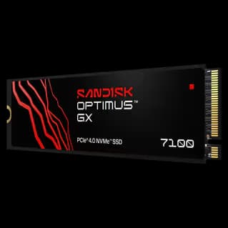 SanDisk Optimus GX 7100 500 GB M.2-2280 PCIe 4.0 X4 NVME Solid State Drive image