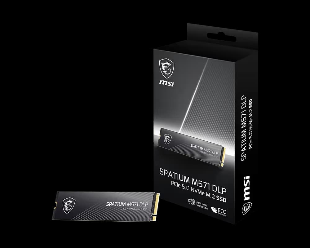 MSI SPATIUM M571 DLP 4 TB M.2-2280 PCIe 5.0 X4 NVME Solid State Drive main image