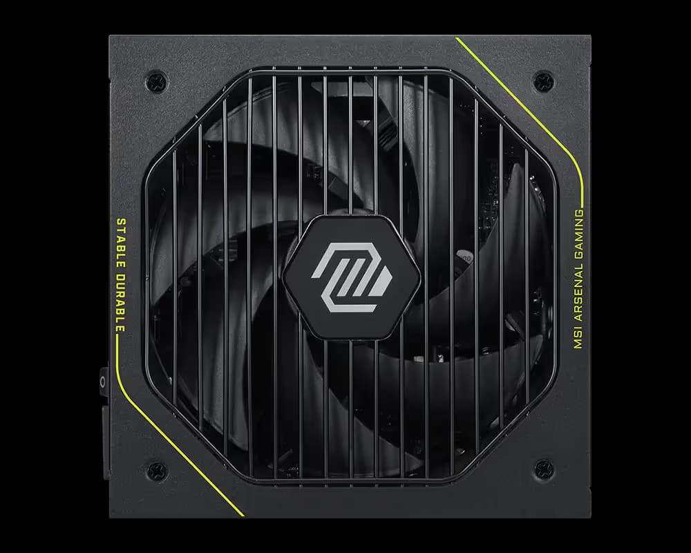 MSI MAG A1000PLS PCIE5 1000 W 80+ Platinum Certified Fully Modular ATX Power Supply image