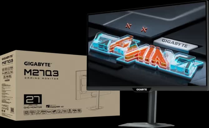 Gigabyte M27Q3 27.0" 2560 x 1440 320 Hz Monitor image