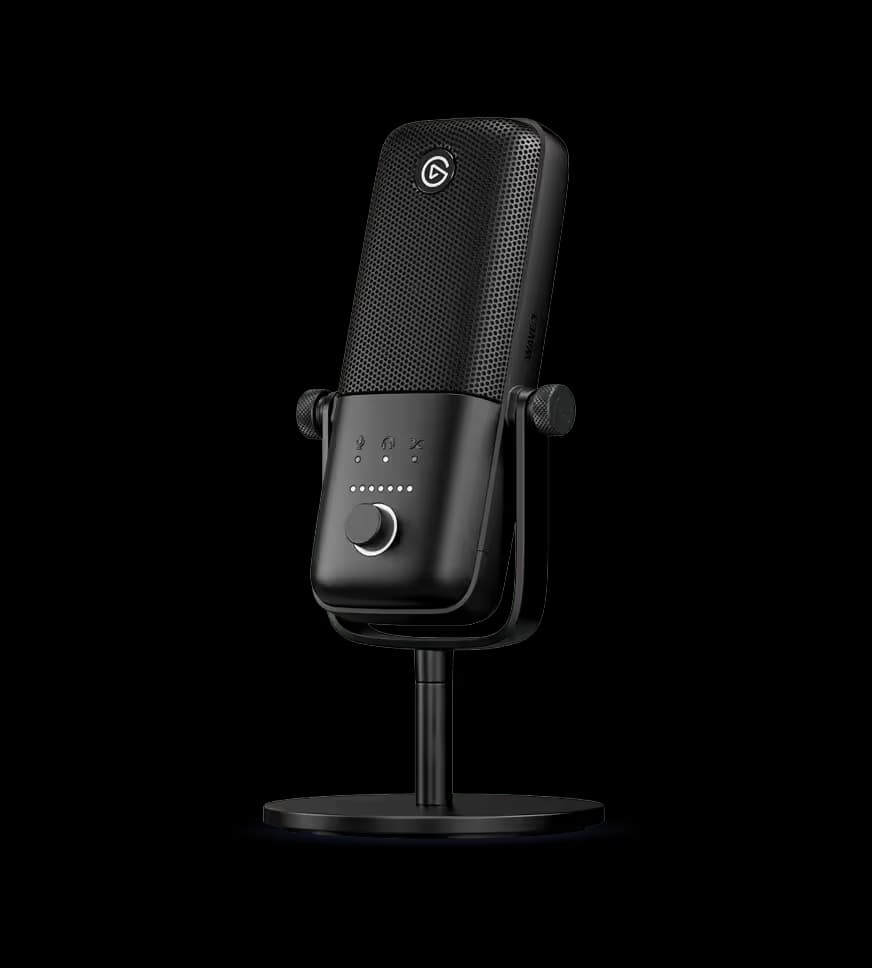 Elgato Wave:3 MK.1 USB Condenser Microphone — Black (10MAB9901) image