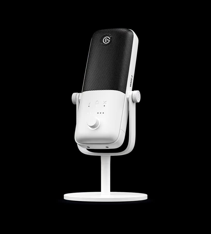 Elgato Wave:3 MK.1 USB Condenser Microphone — White (10MAB9911) image