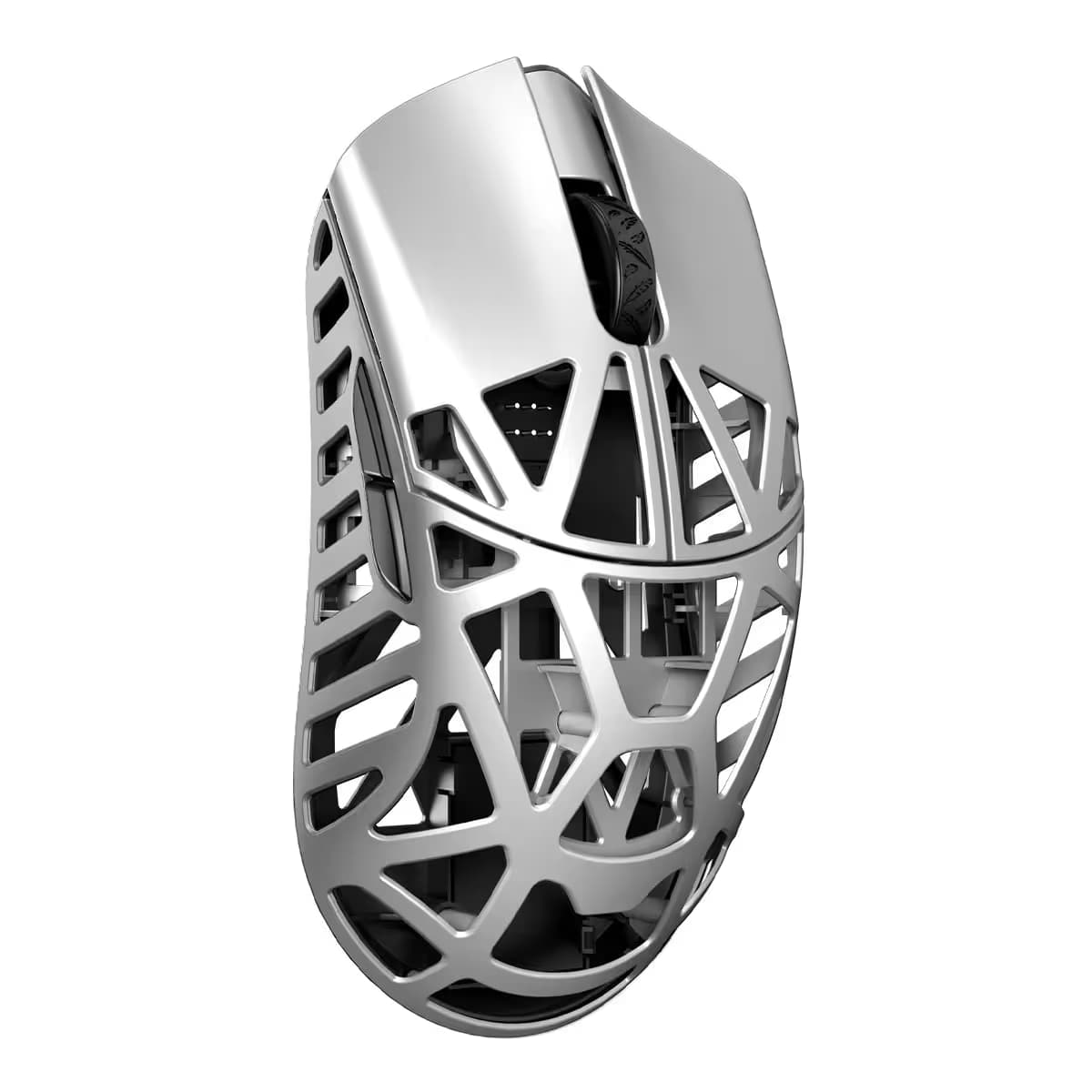 WLMOUSE Beast X MAX Side Slits Metallic Silver OMRON Opticals main image