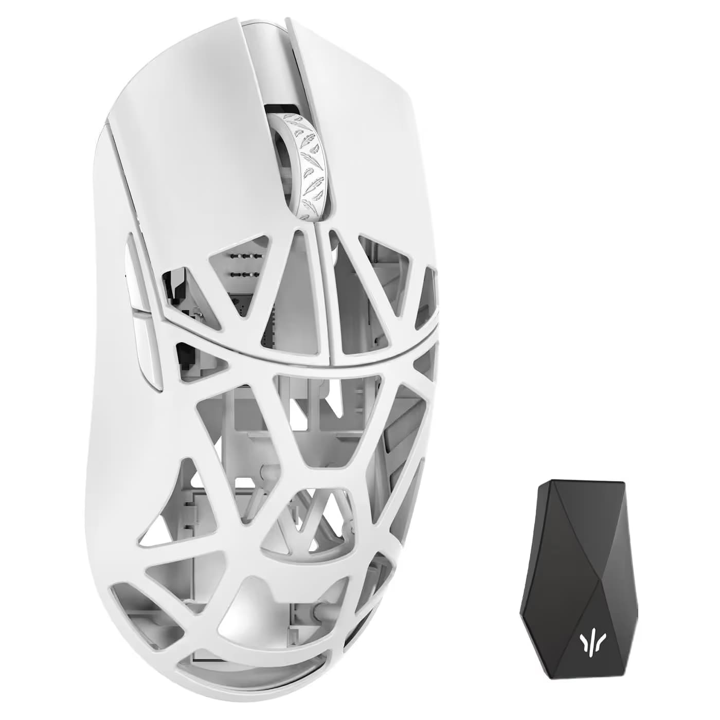 WLMOUSE Beast X MAX Solid Sides Milky White OMRON Opticals main image