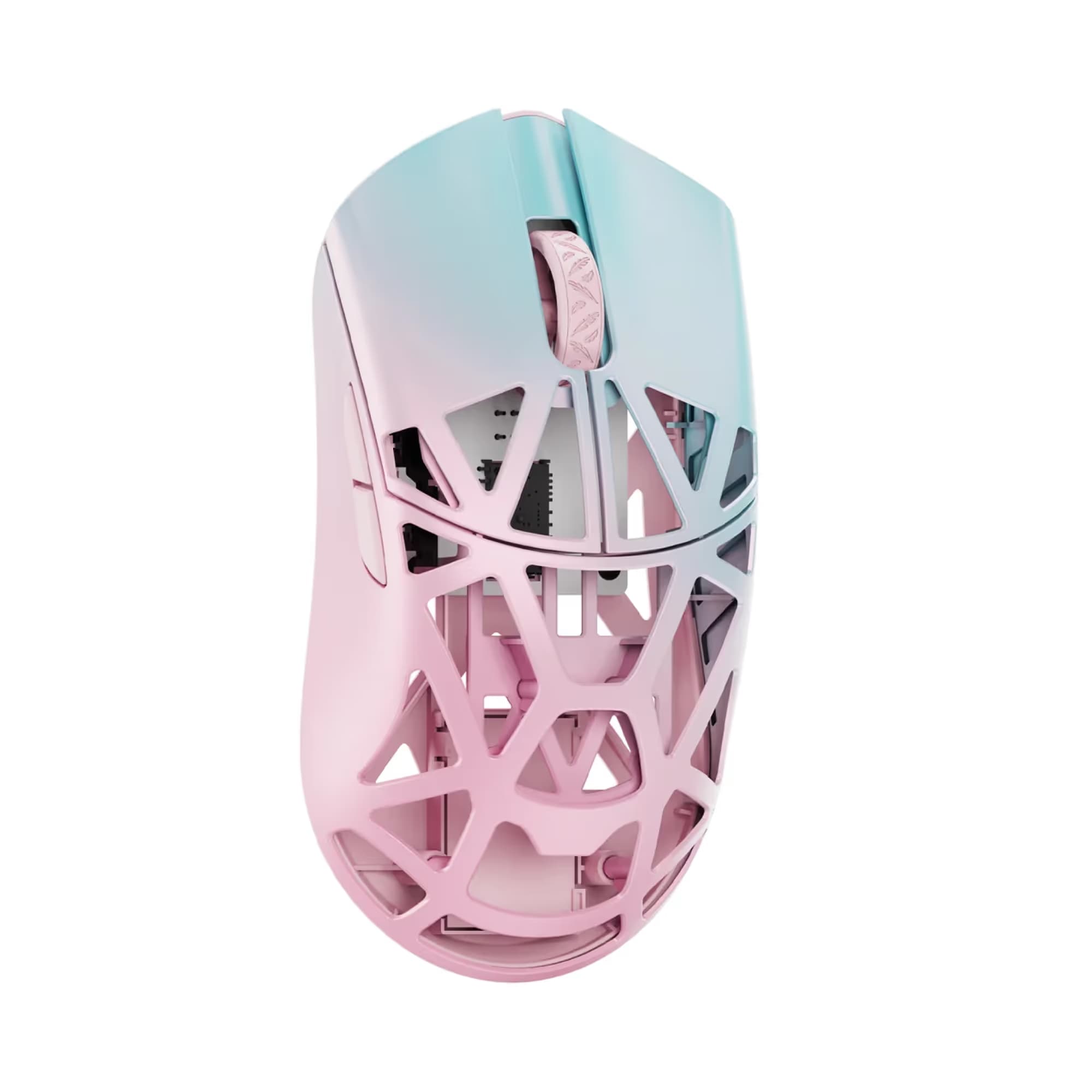 WLMOUSE Beast X MAX Solid Sides Blue/Pink OMRON Opticals main image