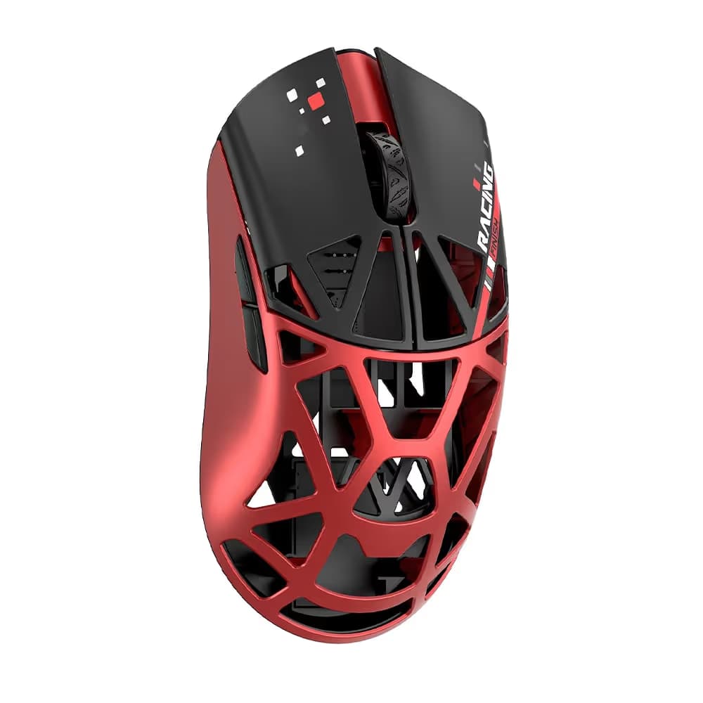 WLMOUSE Beast X MAX Solid Sides Red/Black OMRON Opticals image