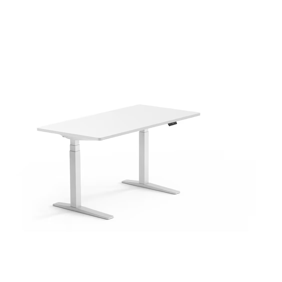 FlexiSpot E7 Pro 60 × 24 in White Laminate Desktop White Frame image