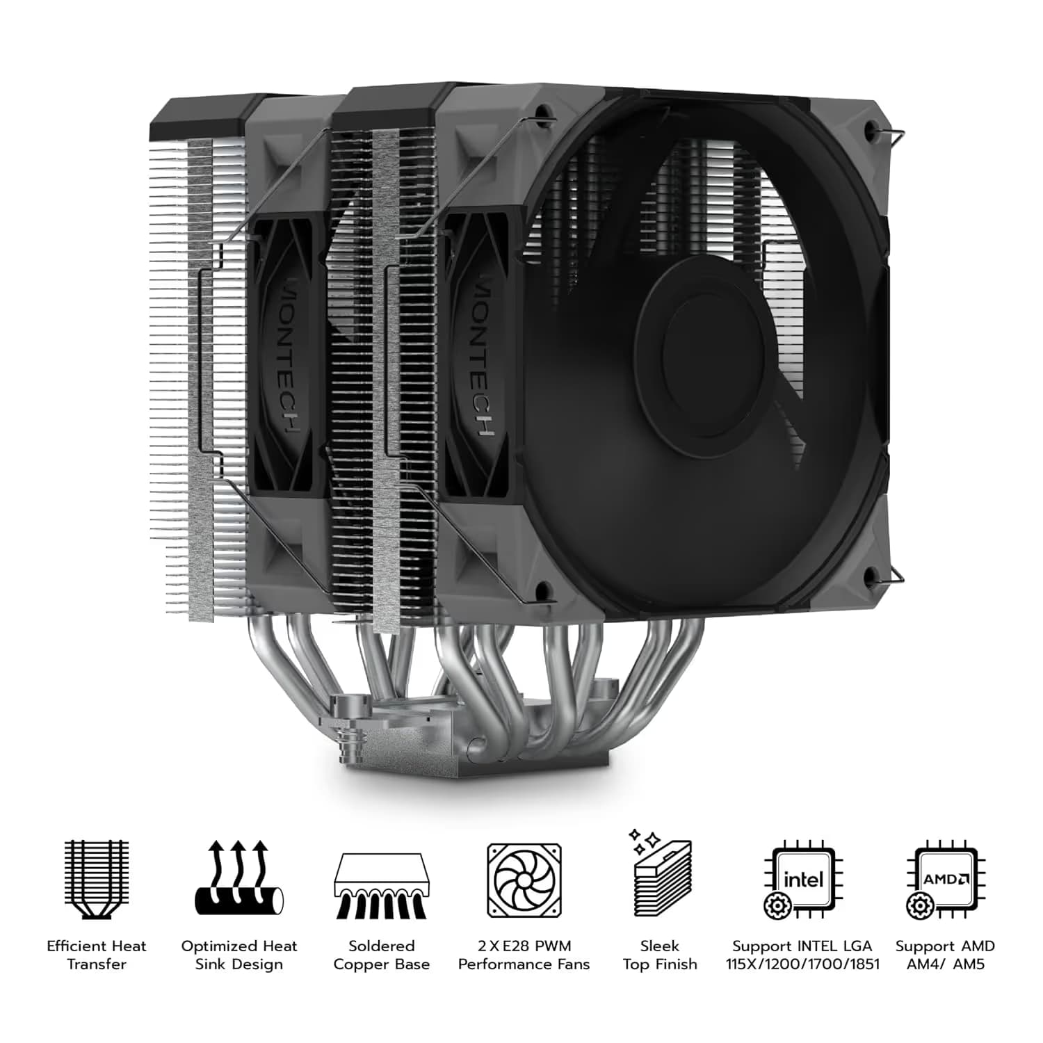 Montech NX600 Black image