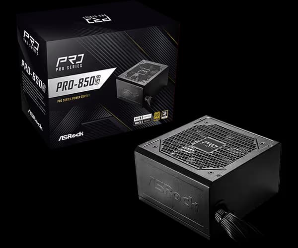Asrock Pro 850G Non-Modular PSU image
