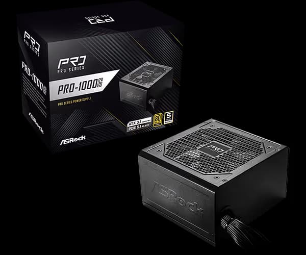 Asrock Pro 1000G Non-Modular PSU image