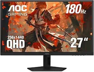 AOC Q27G41XMN 27’’ QHD QD-Mini LED with 180Hz and Height-Adjustable Esports Base image
