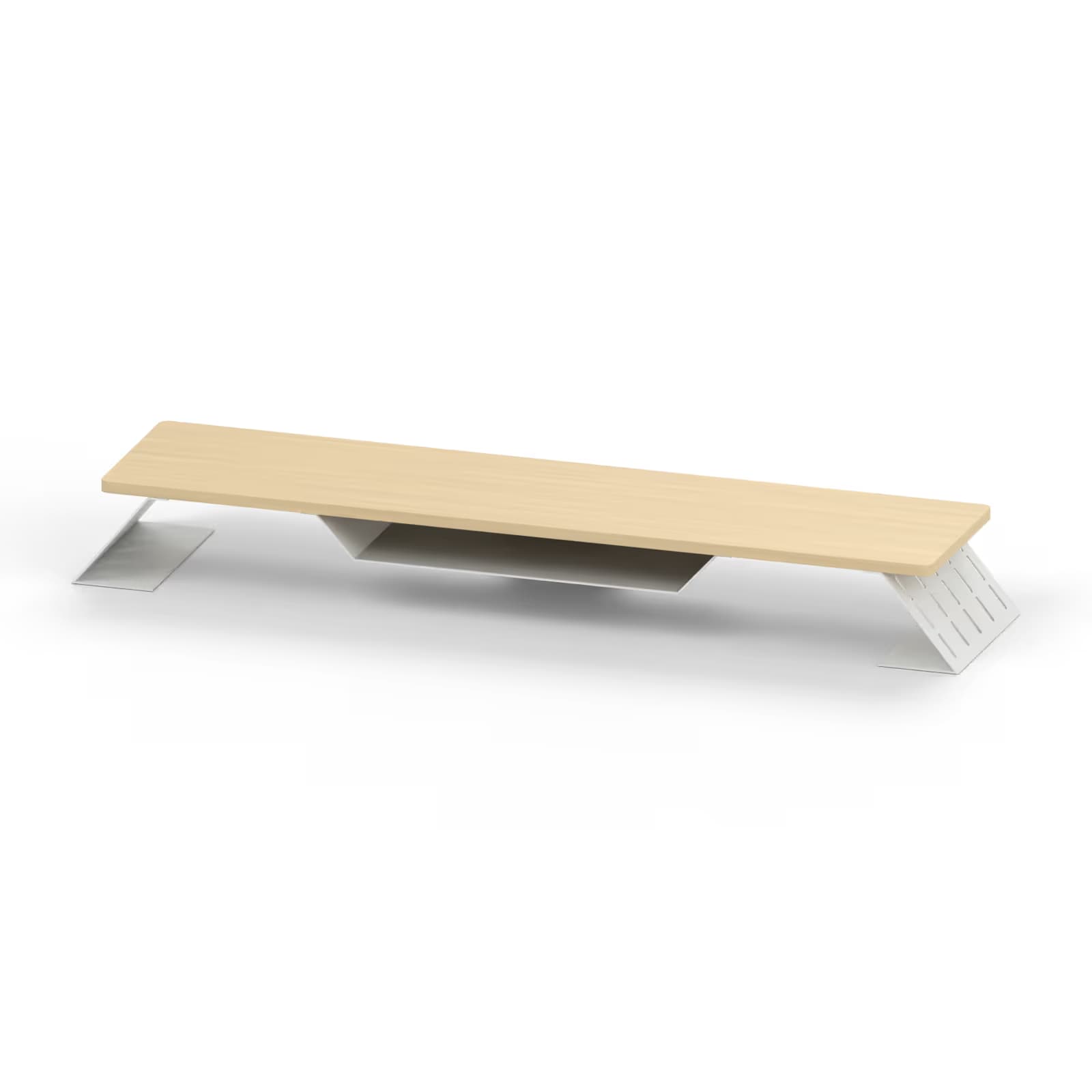 FENGE Core C210 Monitor Riser — Oak main image