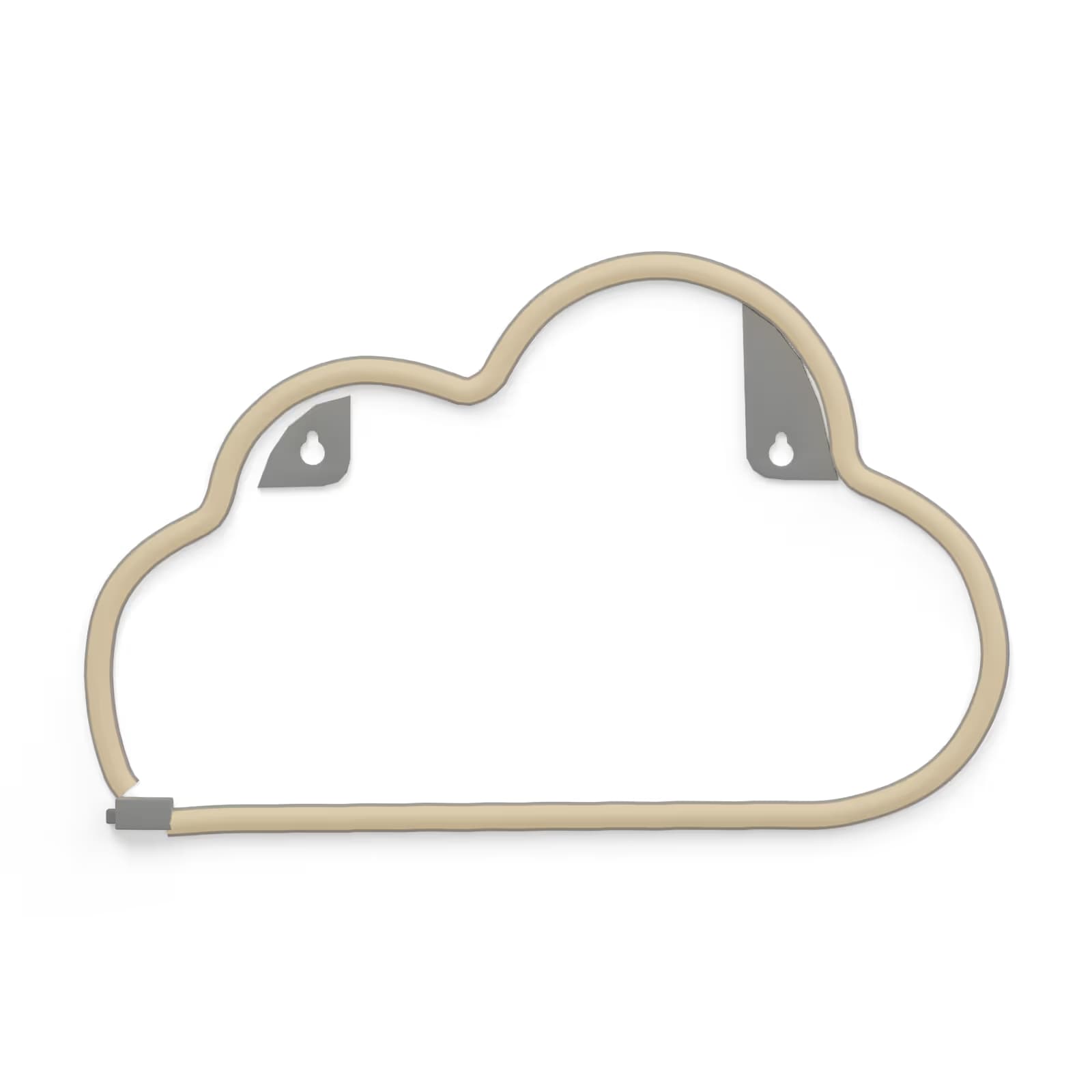 BerniceKelly Cloud Neon Sign — Warm Yellow / Warm White image