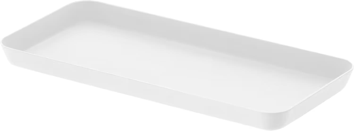 Yamazaki Tower Metal Tray L — White (4221) main image